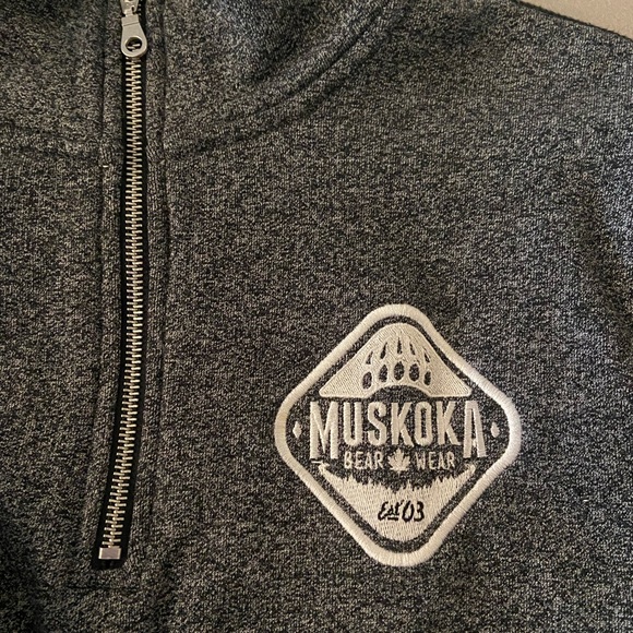 Muskoka Bear Wear Quarter Zip Sweater - Picture 4 of 6
